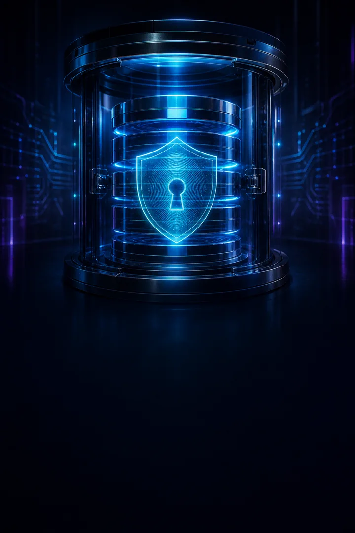 Banco de dados protegido por autenticação biométrica digital